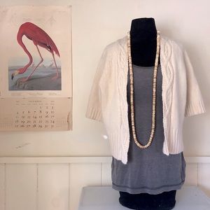 Ralph Lauren Cabled Wool/Angora Cardigan